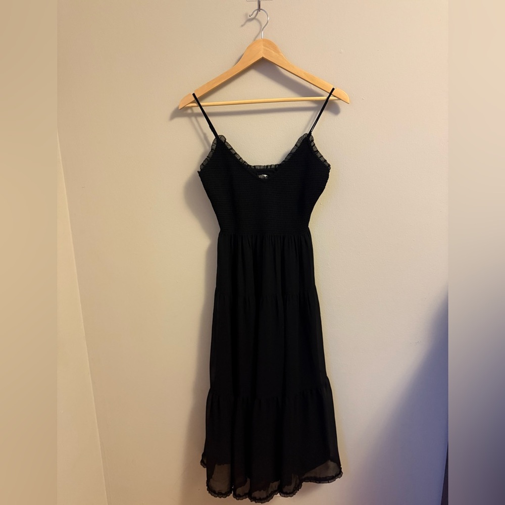 Aritzia Wilfred Tuberose Midi Dress Black- Size S - Picture 7 of 14